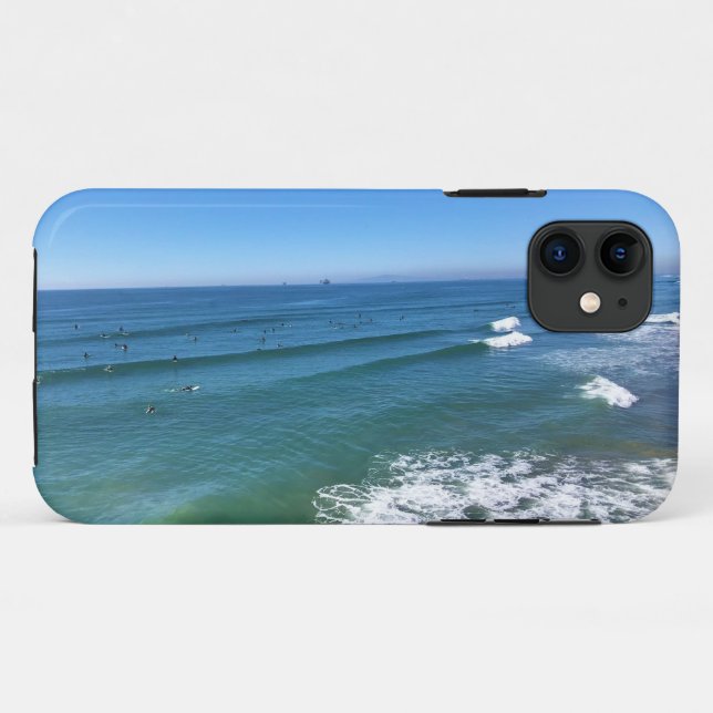 Coques Case-Mate iPhone Huntington Beach, Californie (Dos (Horizontal))