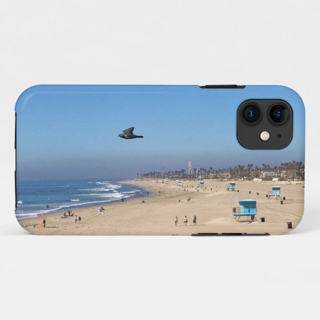 Coques Case-Mate iPhone Huntington Beach, Californie (Dos (Horizontal))