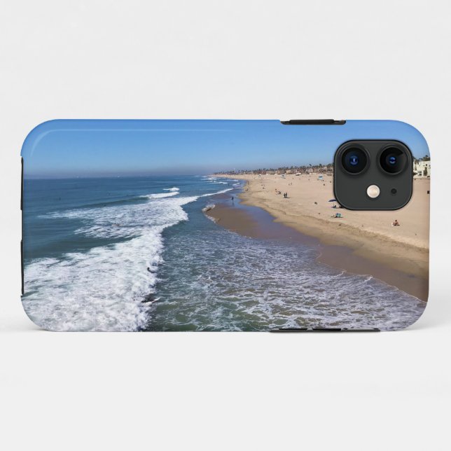 Coques Case-Mate iPhone Huntington Beach, Californie (Dos (Horizontal))
