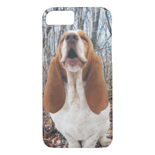 Coque Case-Mate iPhone Hurlement Basset Hound dans les bois