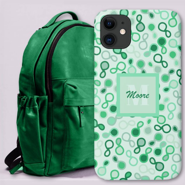 Coques Case-Mate iPhone Hybrid Paisley - Boîtier Téléphonique Ombre de tei (Hybrid Paisley – Green Hues Ombre Phone Case by Leapfroglisics Shop)