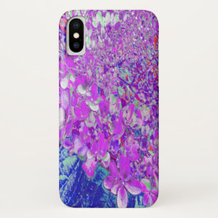 Case-Mate iPhone Case Hydrangea Limelight Élégant Violet et Bleu