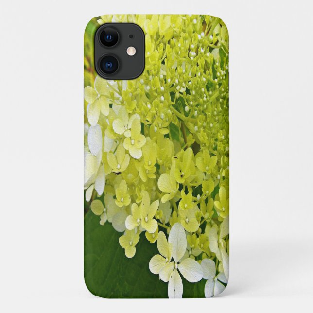 Coques Case-Mate iPhone Hydrangea Limelight Vert Chartreuse Élégant (Dos)