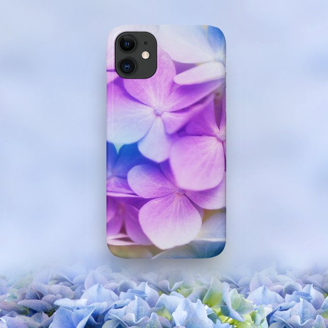 Coques Case-Mate iPhone Hydrangea Violet Coloré  (Créateur téléchargé)