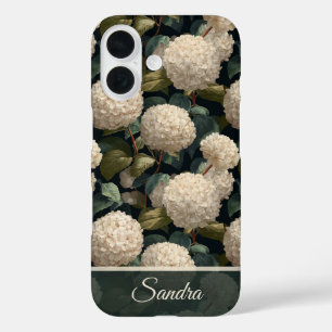 Coque Pour iPhone 16 Hydrangeas Cadeau Classique pour la Fête des Mères