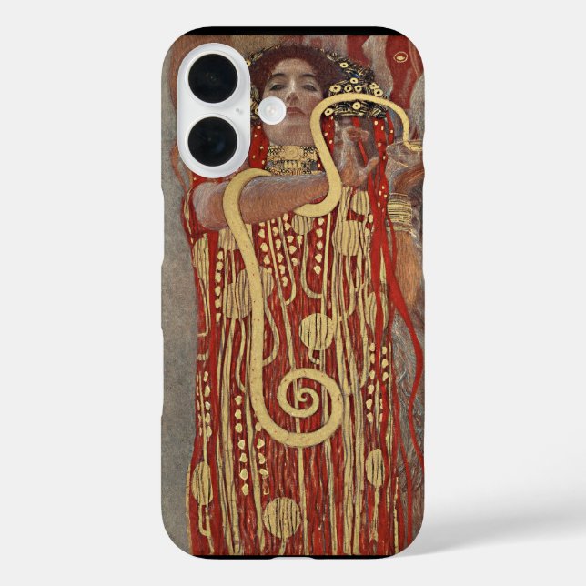 Coques Case-Mate iPhone Hygieia par Gustav Klimt, Art Nouveau Vintage (Verso)
