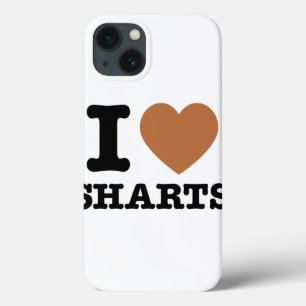 Coque Case-Mate iPhone I Heart Sharts Funny Graphic