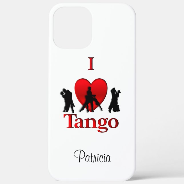 Coques Case-Mate iPhone I Heart Tango Personnalisé (Verso)