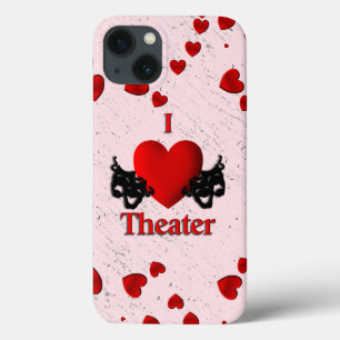 Case-Mate iPhone Case I Heart Theater Pink