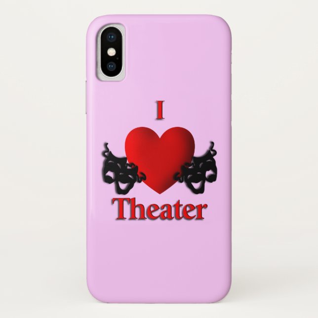 Coques Case-Mate iPhone I Heart Theatre (Dos)