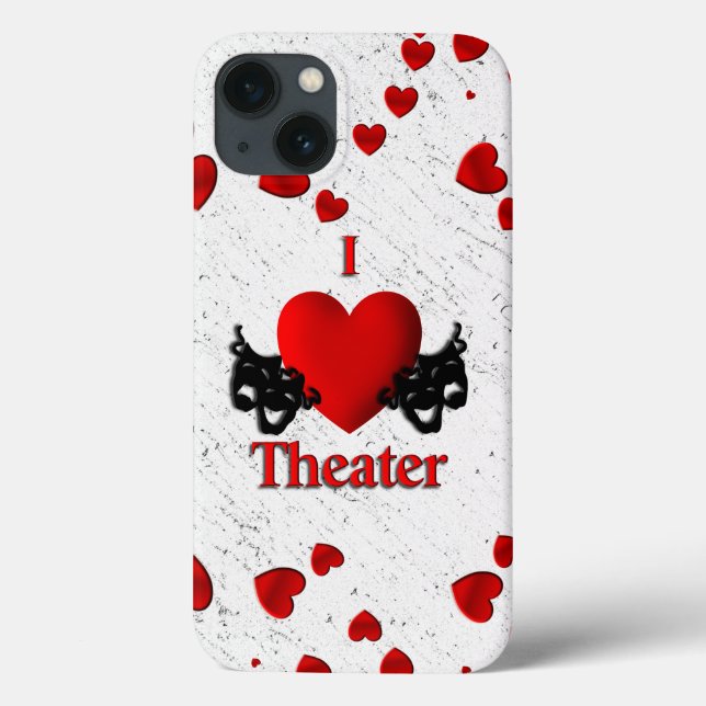 Coques Case-Mate iPhone I Heart Theatre (Verso)