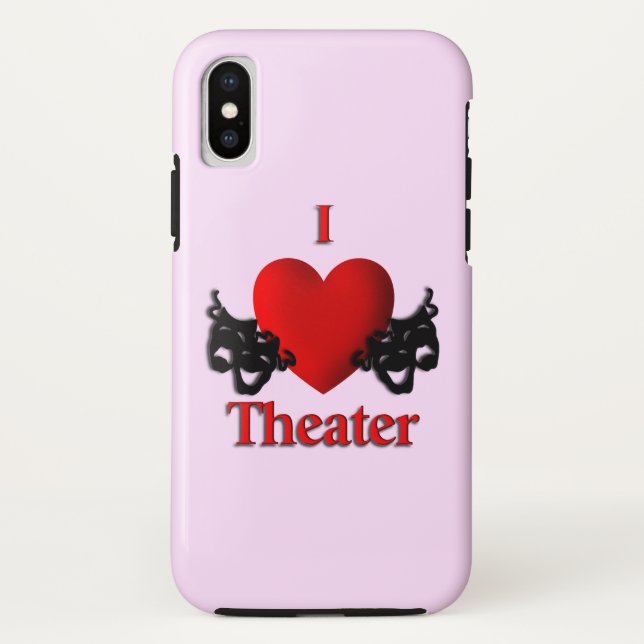 Coques Case-Mate iPhone I Heart Theatre (Dos)