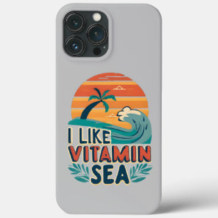 Case-Mate iPhone Case I Like Vitamin Sea, Sea Vibes, Relaxant Beach