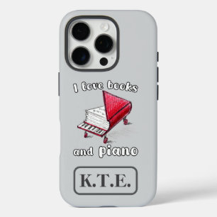 Coque iPhone 16 Pro I Looks And Piano, Authentic Freehand Art