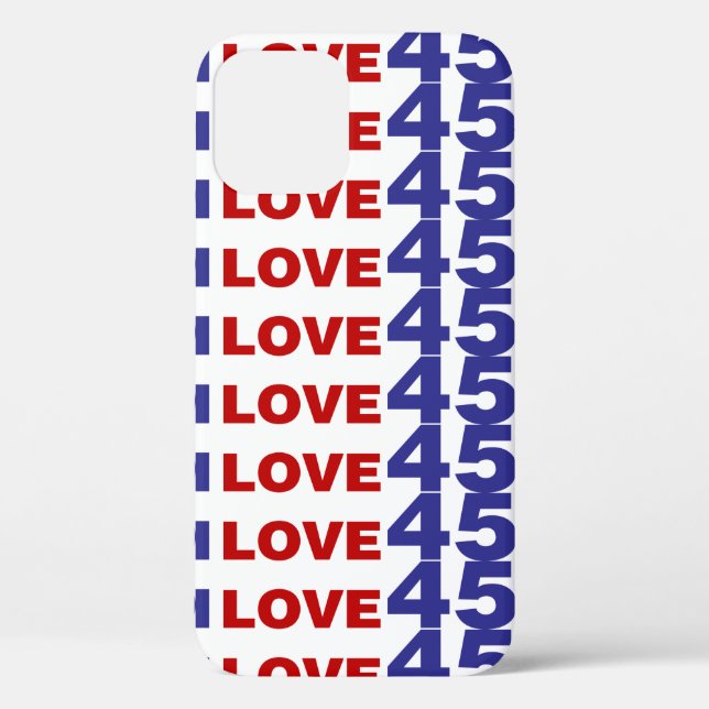 Coques Case-Mate iPhone I Love 45 (Verso)