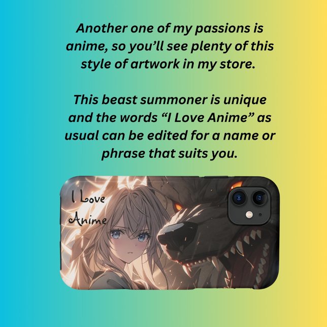 Coques Case-Mate iPhone I Love Anime (Créateur téléchargé)