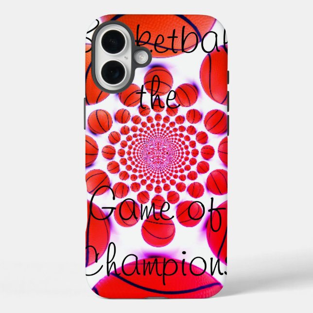 Coques Case-Mate iPhone I Love Basketball : The Game of Champions Art Prin (Verso)