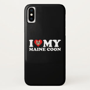Case-Mate iPhone Case I Love (Coeur) My Maine Coon
