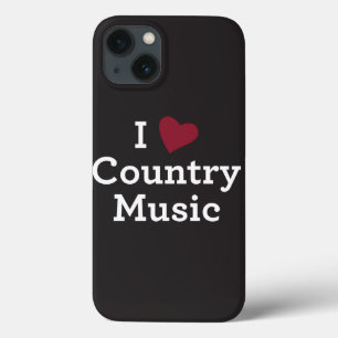 Etui iPhone 13 I Love Country Music