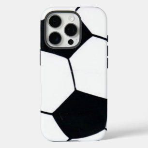 Coques iPhone 16 Pro I Love Football (Soccer) Coeur du jeu : I Love