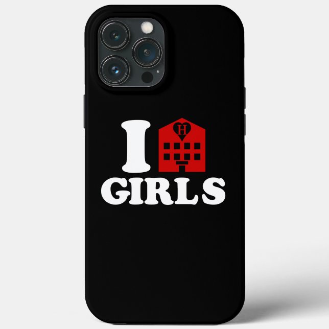 Coques Case-Mate iPhone I Love Hotel Girls (Verso)