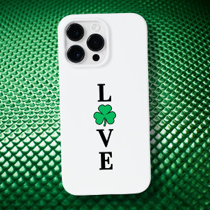 Coque Case-Mate iPhone I Love Ireland I Love Irish Shamrock Clover Simple