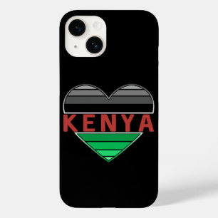Coque Case-Mate iPhone I Love Kenya, Kenyan Heart
