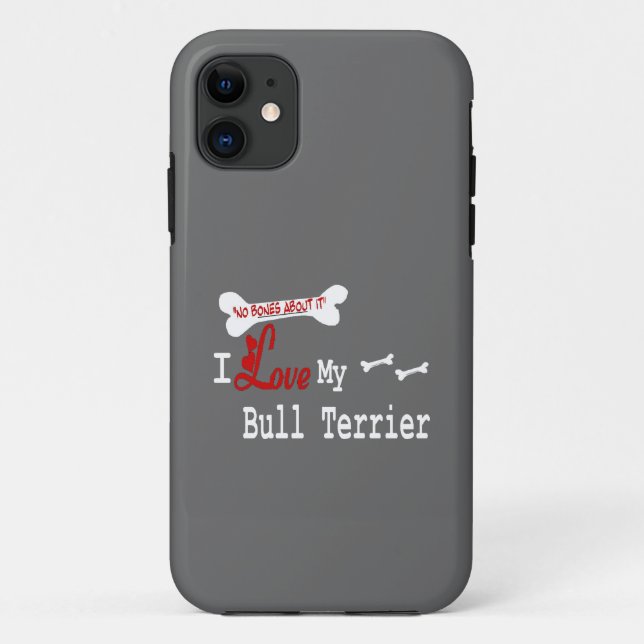 Coques Case-Mate iPhone I Love My Bull (Dos)