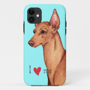 Coque Case-Mate iPhone I Love my Cirneco dell'Etna