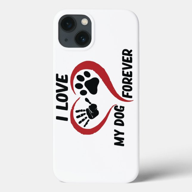 Coques Case-Mate iPhone I love my dog throw pillow (Verso)