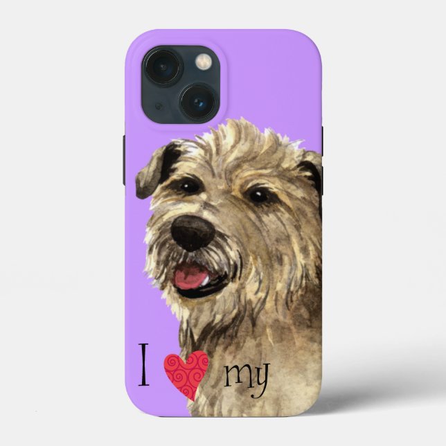 Coques Case-Mate iPhone I Love my Glen of Imaal Terrier (Verso)