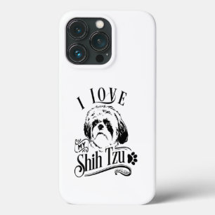 Case-Mate iPhone Case I Love My Shih Tzu I mignon animal animal animal a