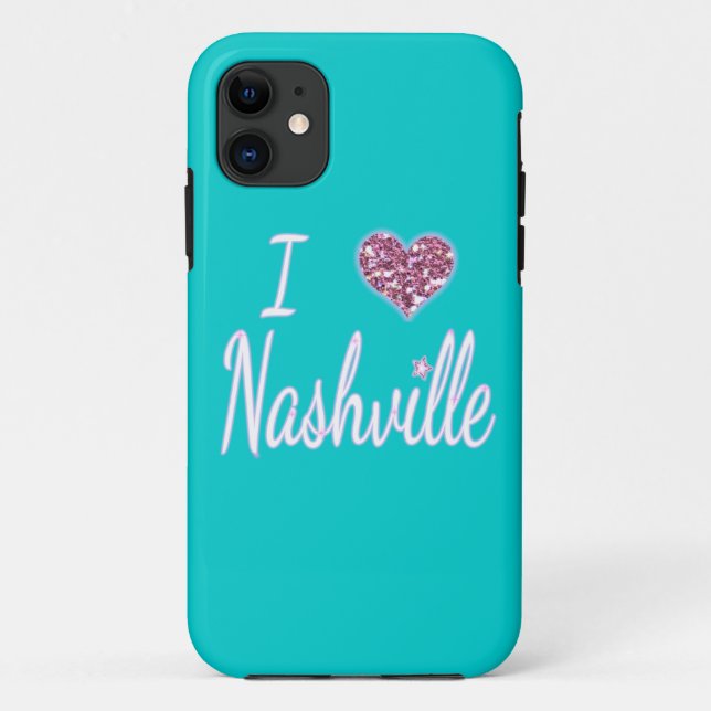 Coques Case-Mate iPhone I Love Nashville (Dos)