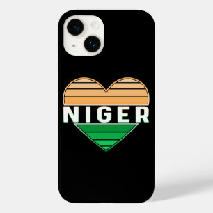 Coque Case-Mate iPhone I Love Niger, Coeur Nigérien