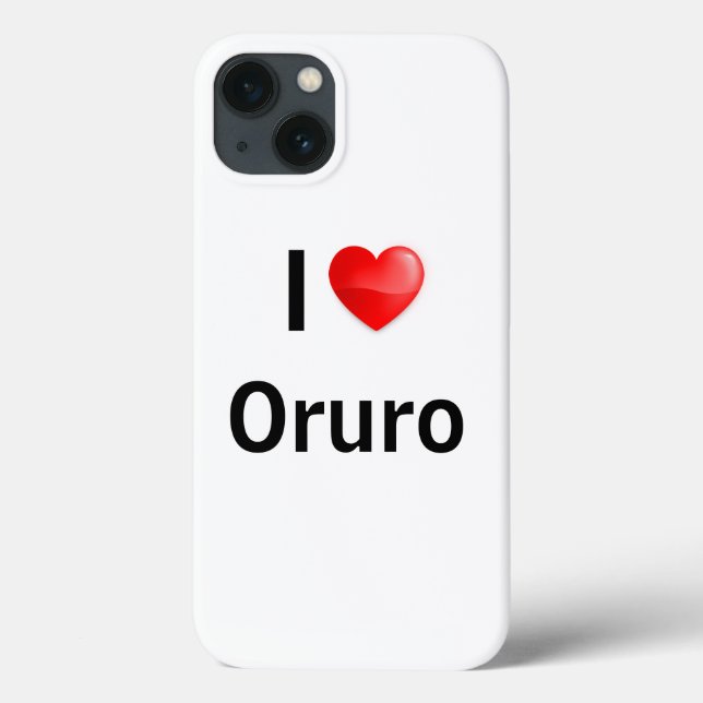 Coques Case-Mate iPhone I love oruro (Verso)
