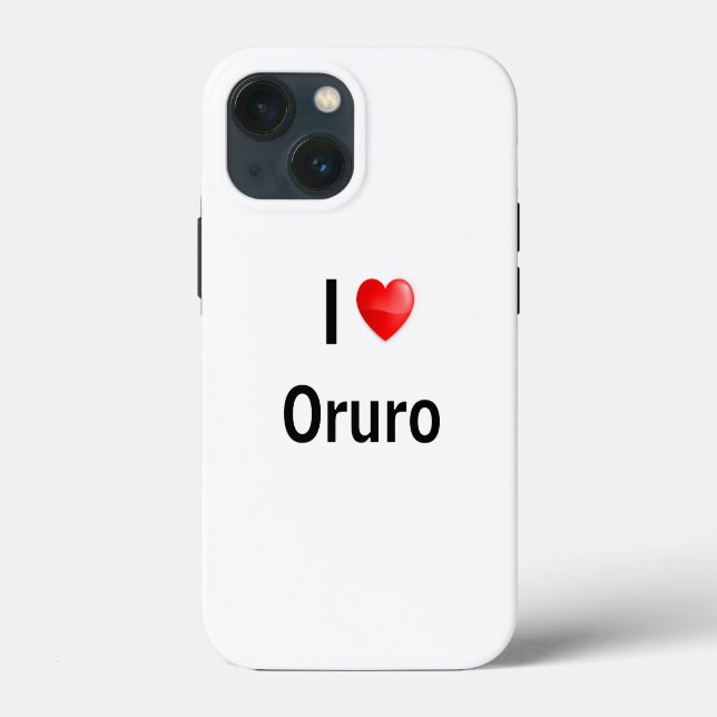 Coques Case-Mate iPhone I love oruro (Verso)