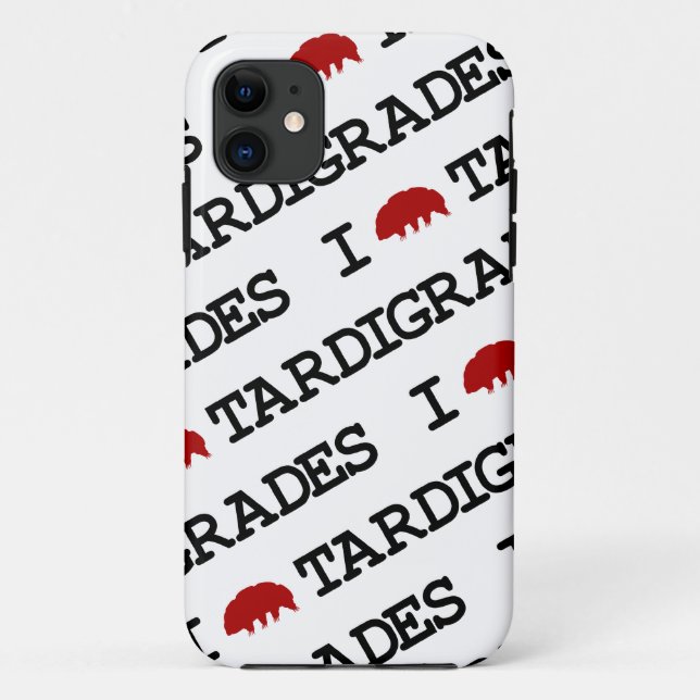 Coques Case-Mate iPhone I Love Tardigrades (Dos)
