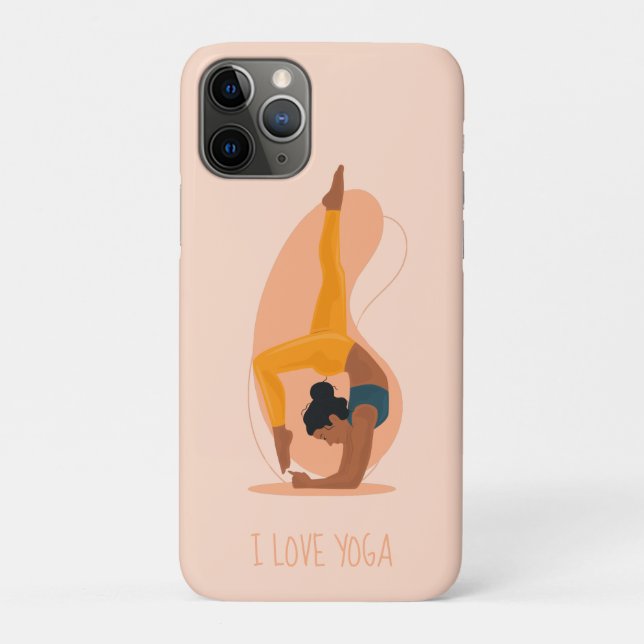 Coques Case-Mate iPhone I Love Yoga - Belle Lumière (Dos)
