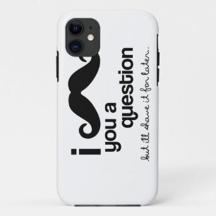 Coque Case-Mate Pour iPhone I moustache vous une question