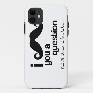 Coque Case-Mate Pour iPhone I moustache vous une question