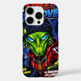 Coque iPhone 16 Pro I Street Love – Urban Alien Comic Cover Art