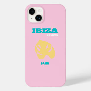 Coque Case-Mate iPhone Ibiza, Espagne Travel Art, Preppy, Rose