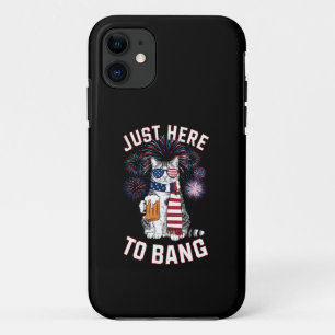 Case-Mate iPhone Case Ici pour boire de la bière avec drapeau USA amoure
