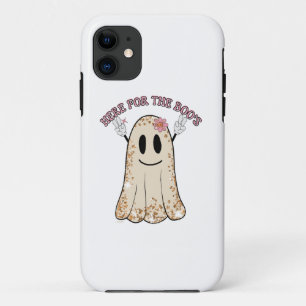 Case-Mate iPhone Case ICI POUR LE drôle de fantôme éffrayant d'halloween