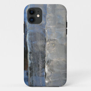 Coque Case-Mate iPhone Icicles Abstrait Blue Winter Photographie