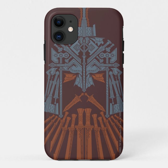 Coques Case-Mate iPhone Icône Casque Armes naines (Dos)