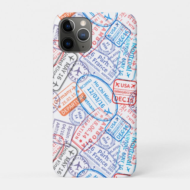 Coques Case-Mate iPhone icône de voyage (Dos)