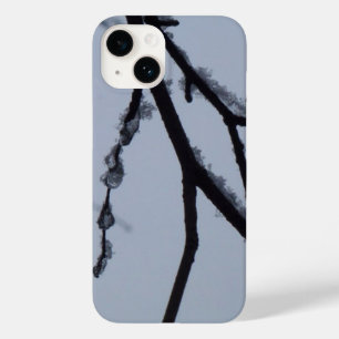 Coque Pour iPhone 14 Icy Branches Winter Nature Photographie