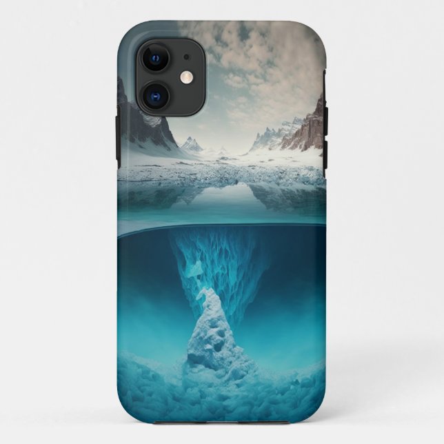 Coques Case-Mate iPhone Icy Mountain View (Dos)