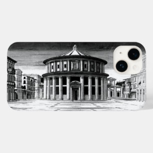 Coque Pour iPhone 14 IDÉAL VILLE Renaissance Architecture Noir Blanc